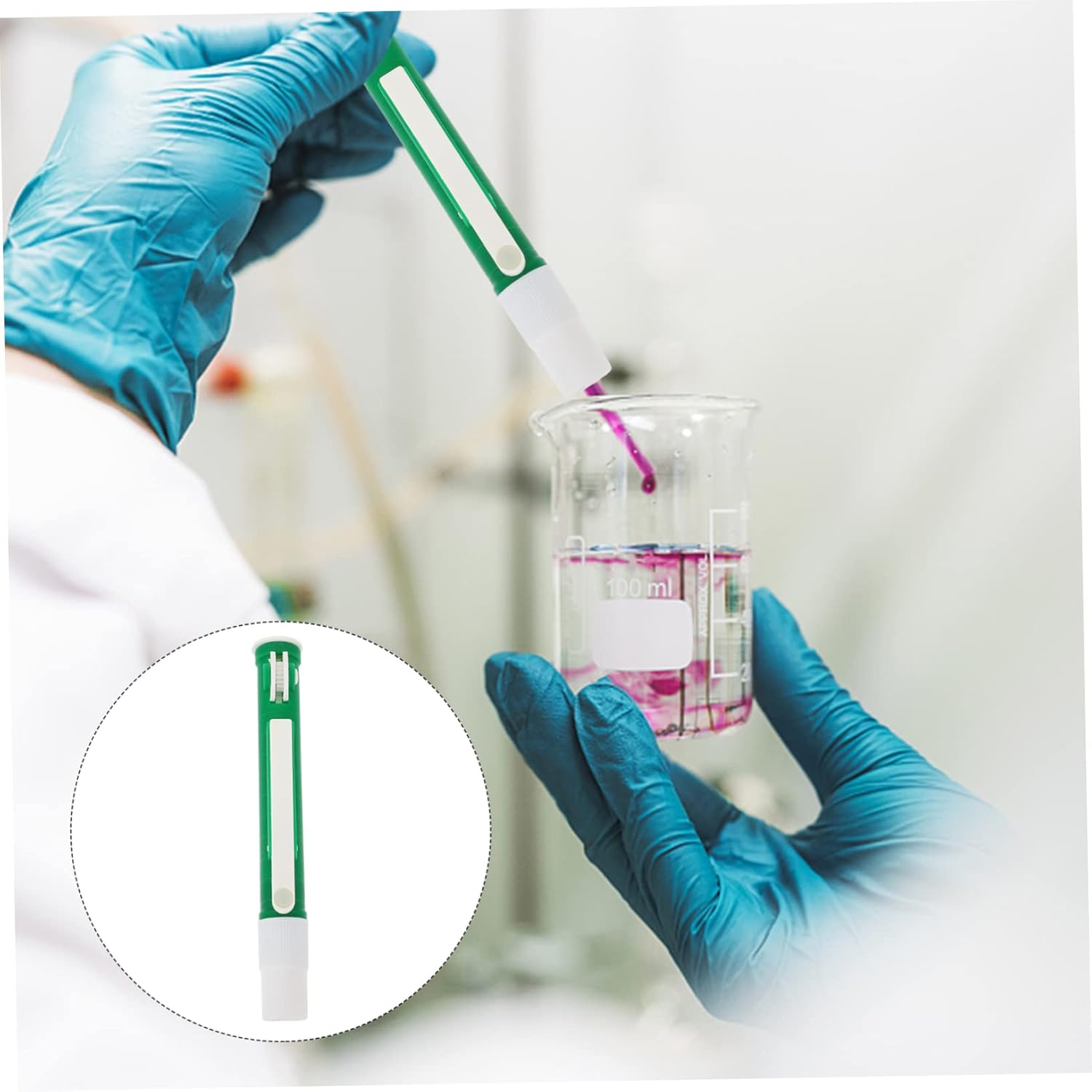 Mobestech Laboratory Pipette Pump Manual Scientific Liquid Transfer Tool High Acid Alkali Resistance Efficient Dispensing for Lab Use image number 1