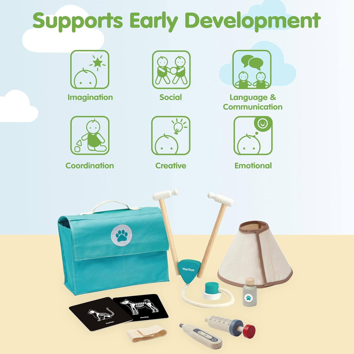 Plantoys - Vet Set image number 2