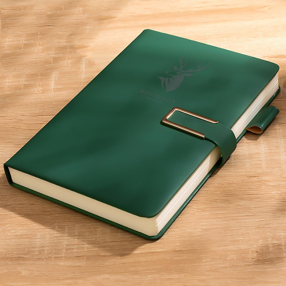 Lined Journal Notebook,80Gms College Ruled with 360 Numbered Pages,A5 Hardcover Notebook for Journaling Writing Work Business Study Office Travel Recording (Green) image number 4