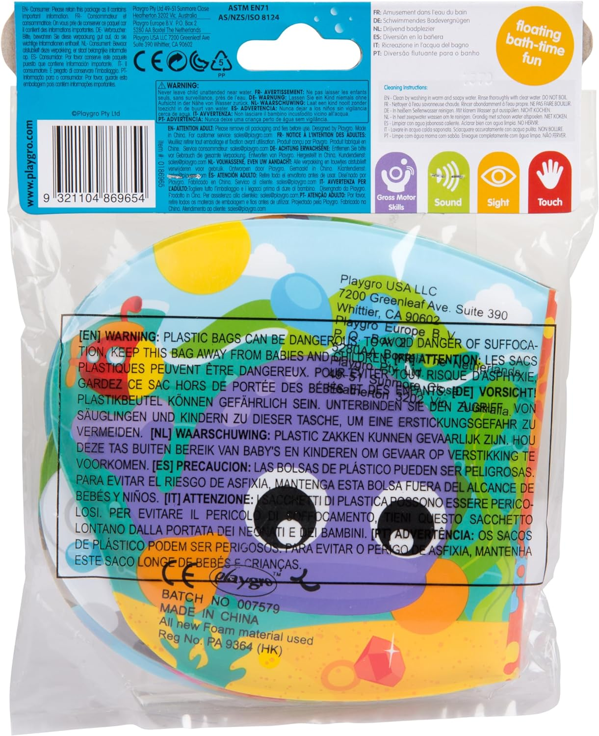 Playgro Bath Books Assorted, Multi, image number 2