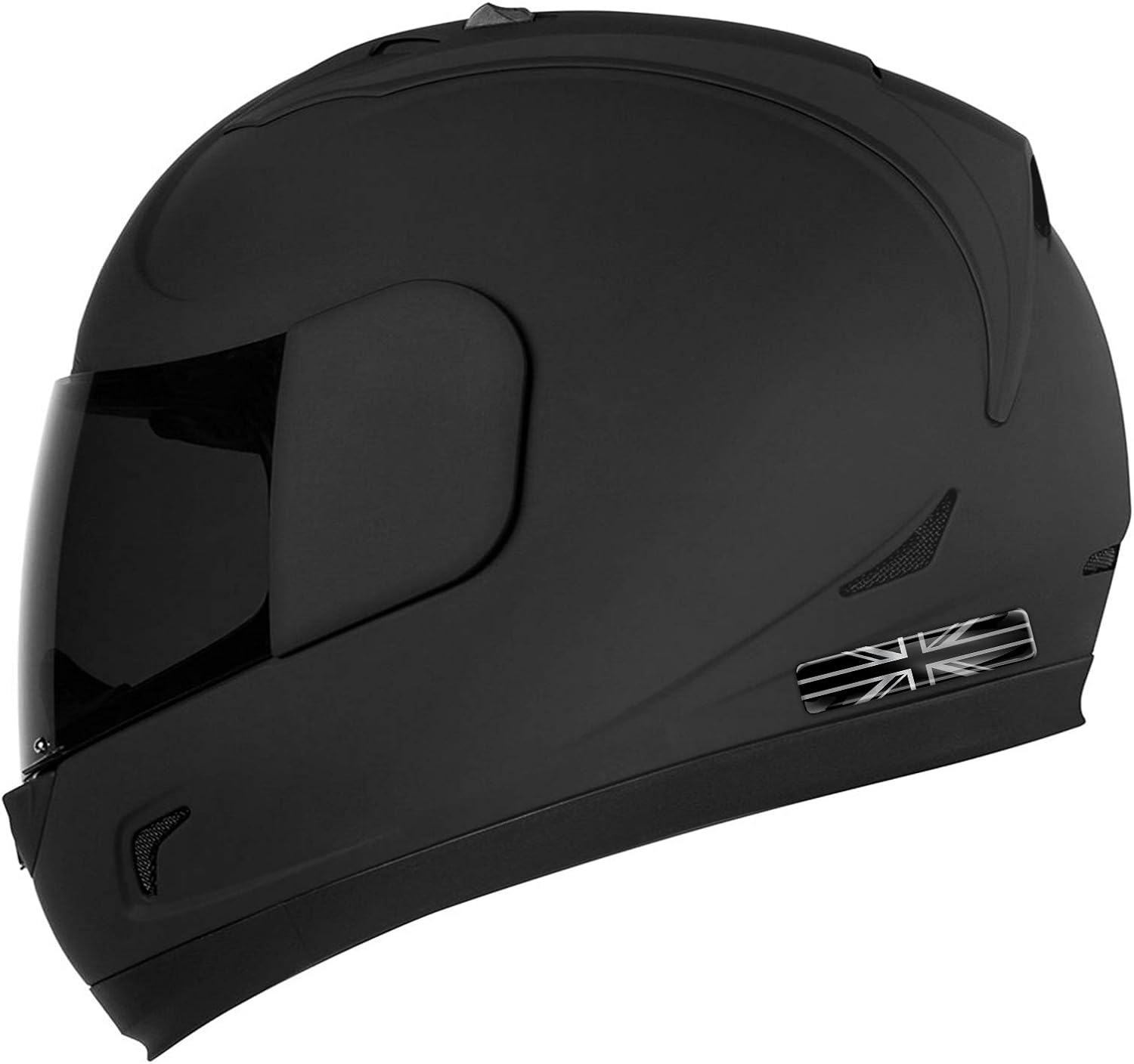 2 X 3D Domed Silicone Silver Stickers Decals UK United Kingdom Union Jack National Great Britain England Flag Car Motorcycle Helmet F 127 image number 5