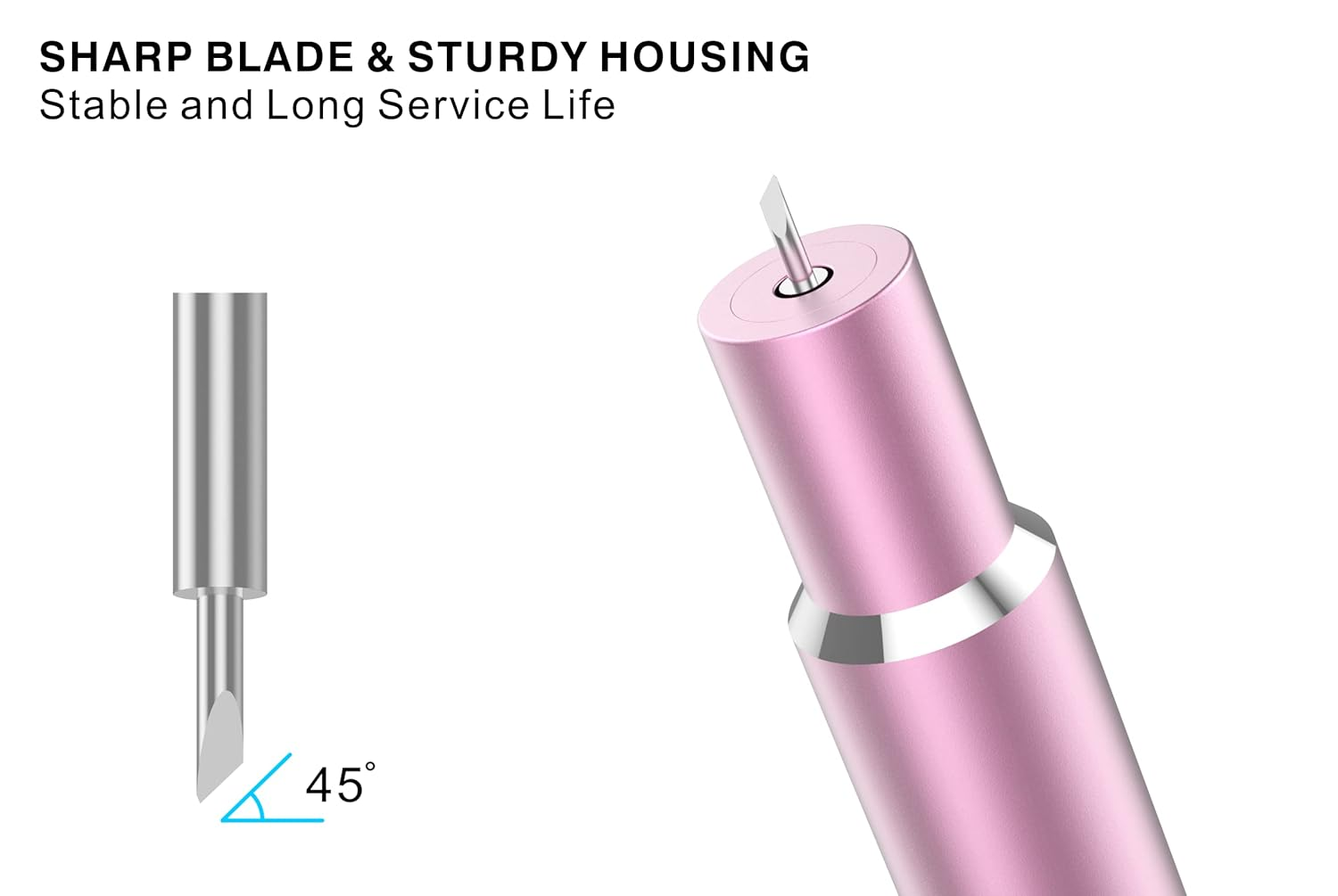 Bonded-Fabric Blade, Explore Fabric Blade, Fabric Bonded Blade and Housing for Cricut Maker 3/Maker/Explore 3/Explore Air 2/Air/One, Bonded Fabric Blade for Cricut Cutting Bonded Fabrics-Polyester, Silk, Cotton, Denim, Felt, Linen and More - Gold image number 2