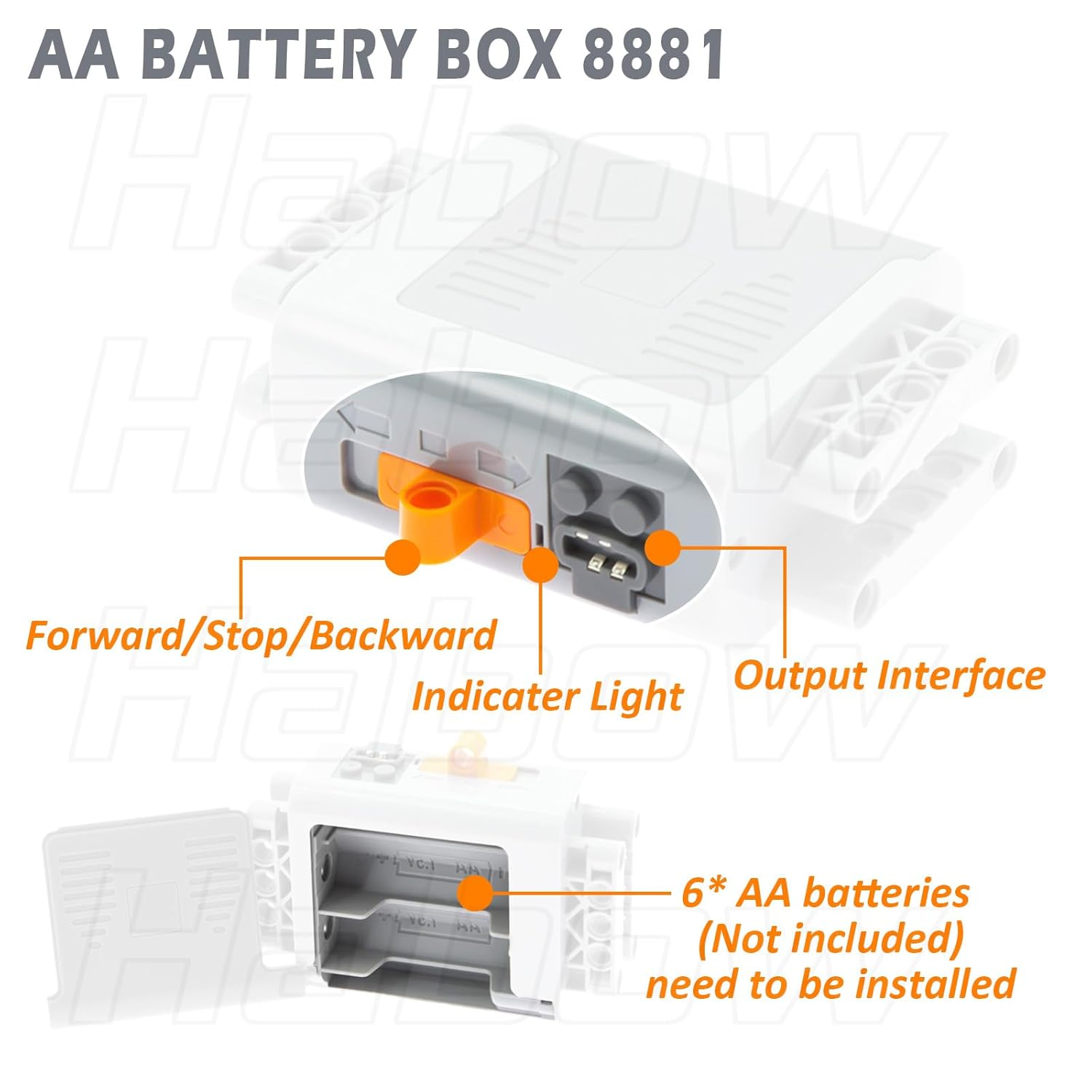 9 in 1 Power-Functions Motor-Set Compatible with -Technic-Motor STEM Building Block Toy for MOC Technic-Parts. image number 2