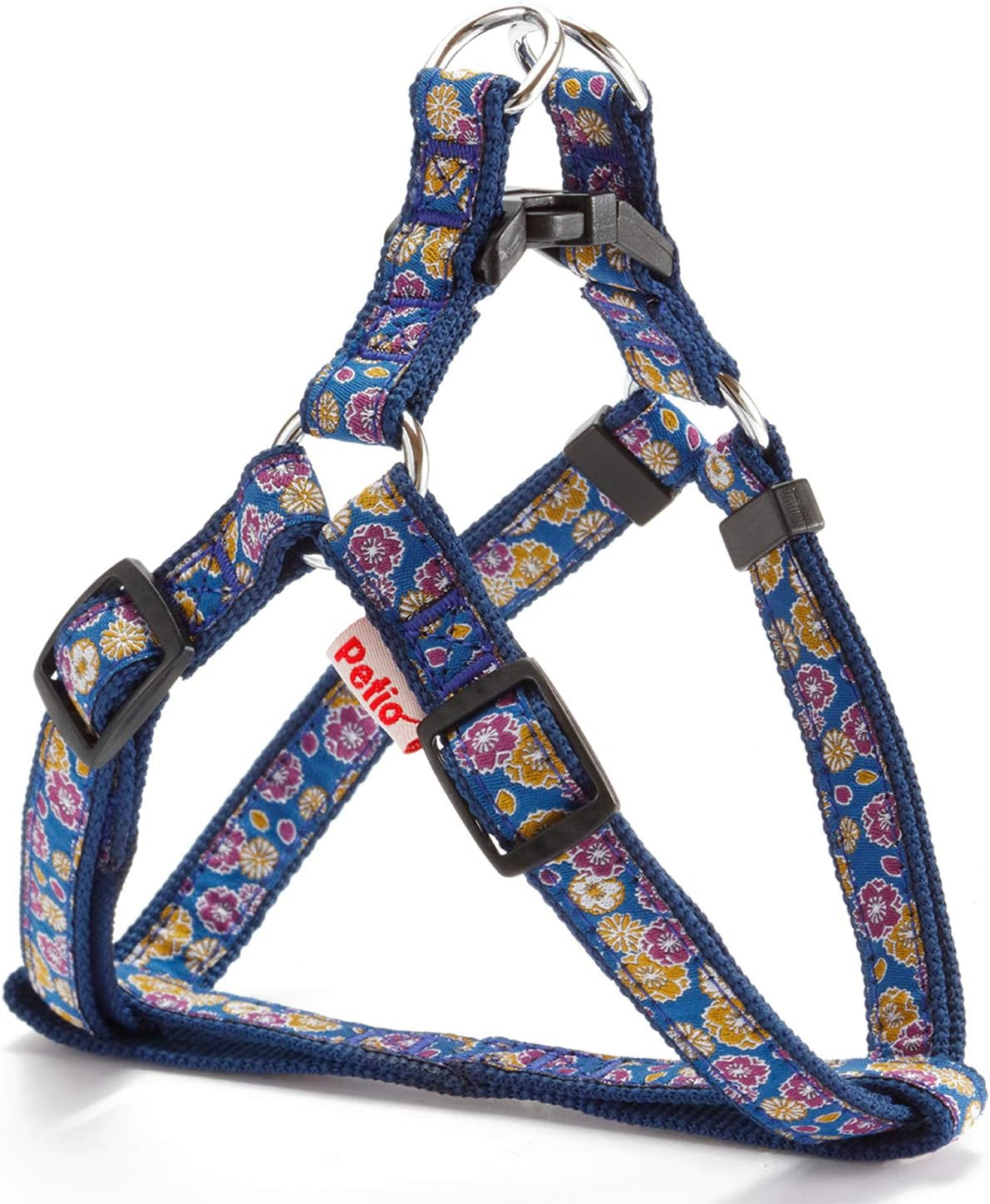 Petio Inuya Sakura and Kiku Dog Harness, Blue, X-Small image number 1