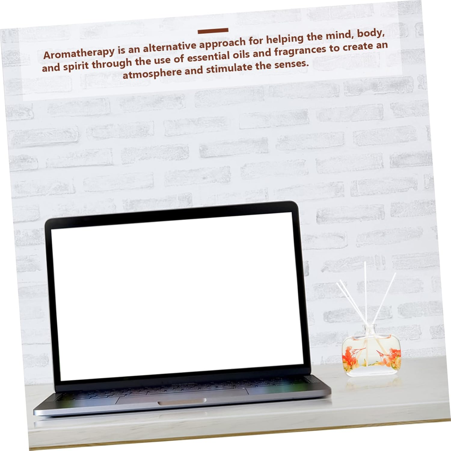 Aromatherapy Essential Oil Rattan Stick Diffuser Home Air Freshener Scented Healthy Materials - Multicolor image number 2