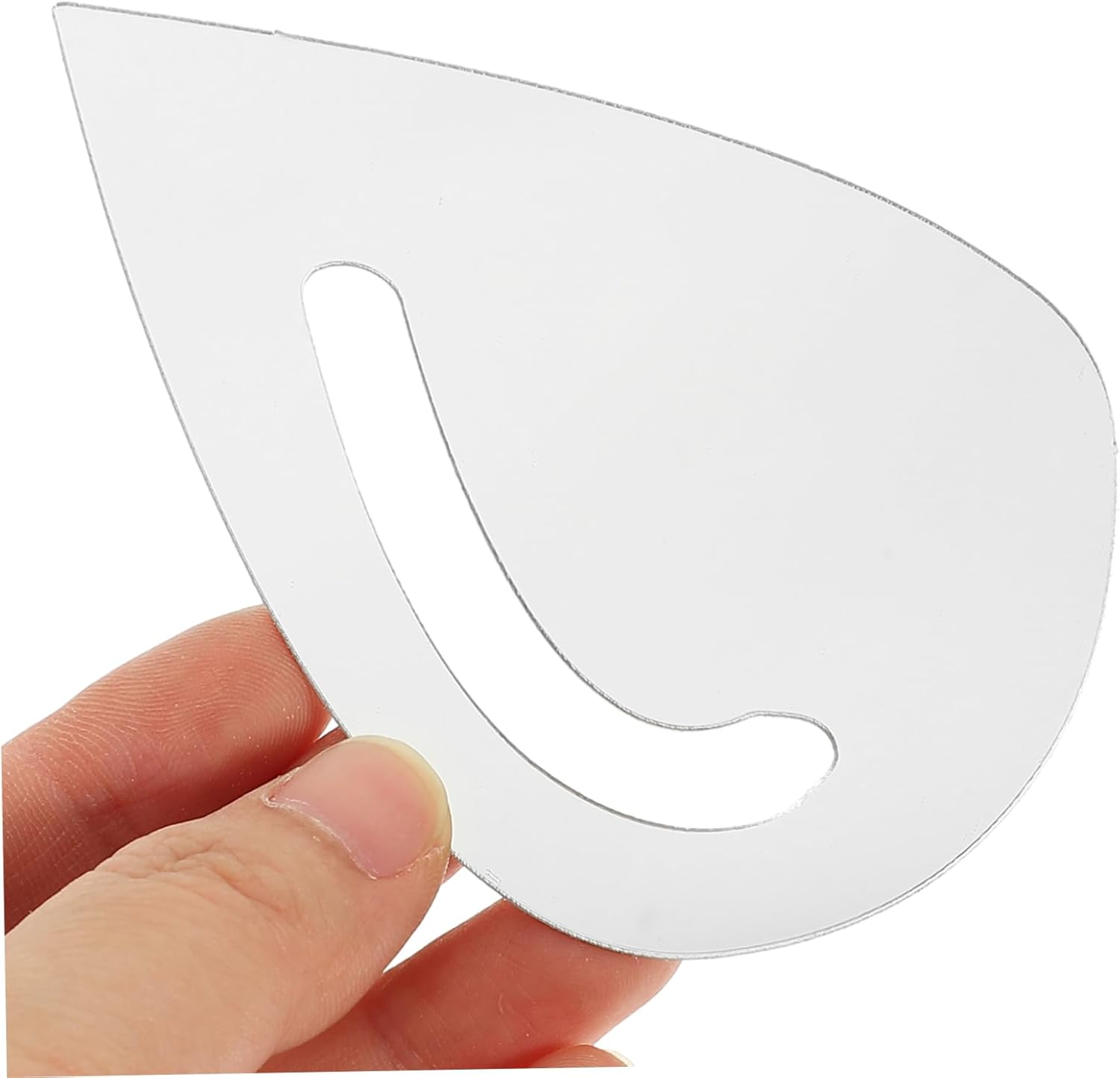 20Pcs Mirror Wall Decal Self-Adhesive Acrylic Stickers Creative Water Drop Decor for Home Decor - Silver image number 2