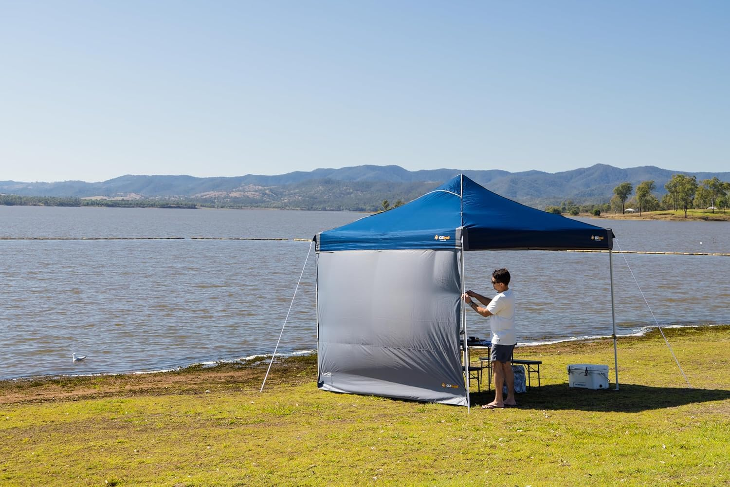 Oztrail Blockout Deluxe Gazebo Solid Wall - 3 Meter Size - Wall Only - Does Not Include Gazebo image number 2