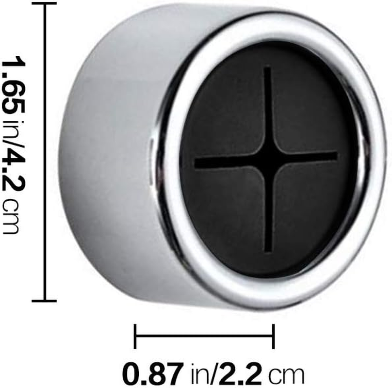 MIAOHUI 6 Pcs Kitchen Towel Holder, Dish Towel Hooks Wall Mounted, Self-Adhesive Towel Hanger, Ideal for Bathroom, Shower, Home, Outdoor, No Drilling Required (Chrome & Black) image number 1