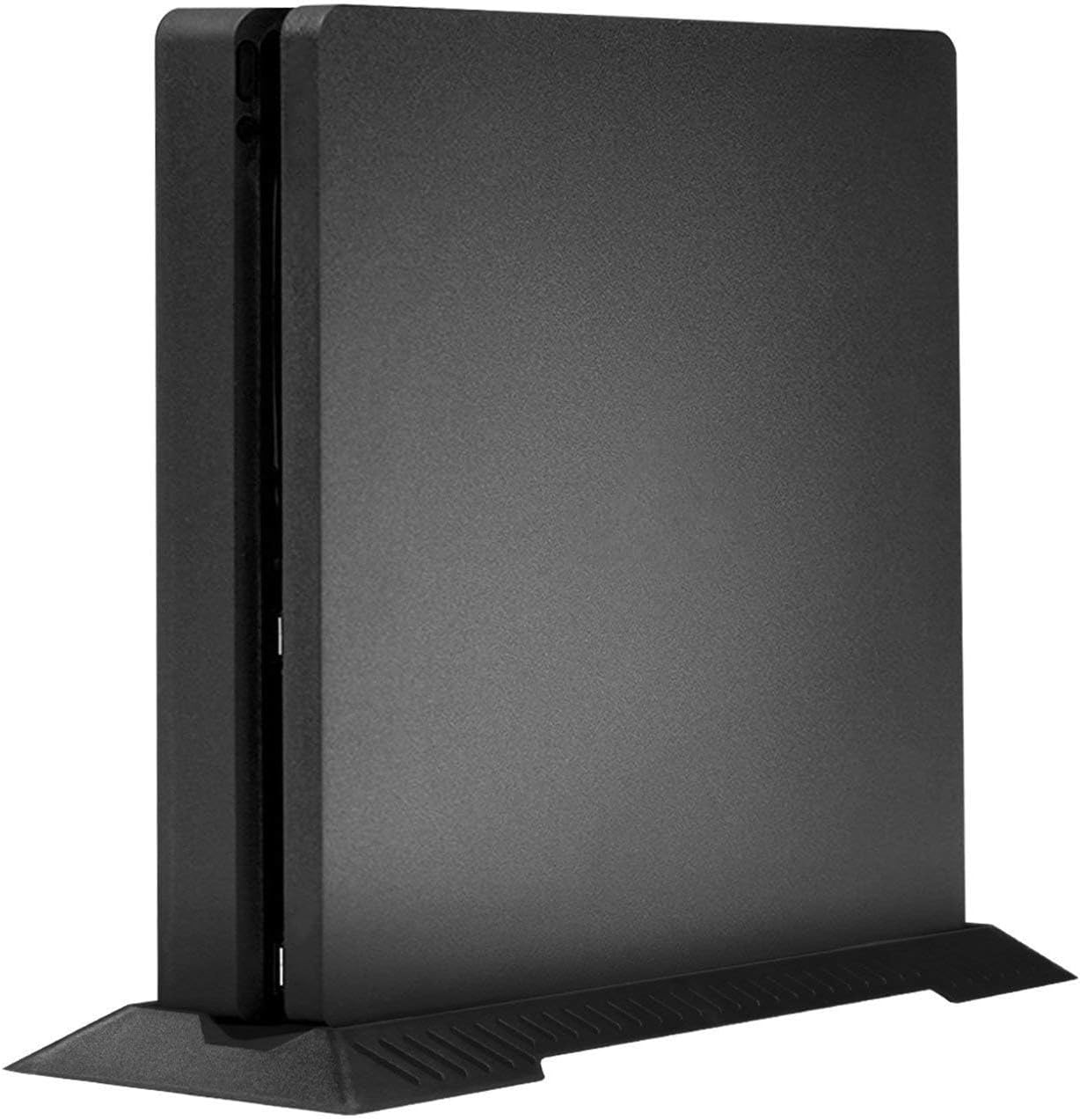 Kailisen PS4 Slim Vertical Stand for Playstation 4 Slim with Built-In Cooling Vents and Non-Slip Feet (White)