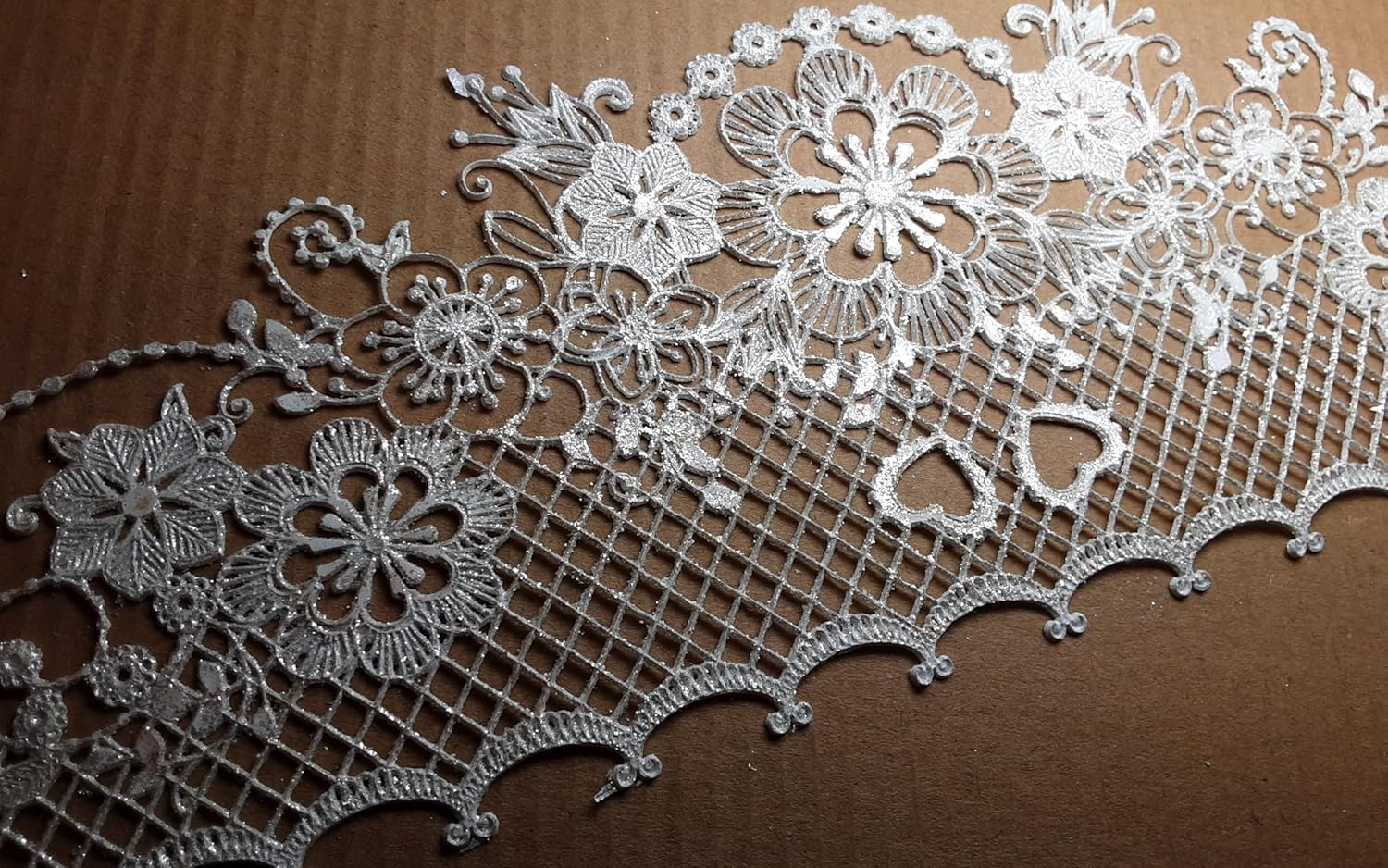 Generic Edible Laces for Cakes, Happy Birthday, Cake Toppers, Gold Shiny Cake Decorations, Birthday Party Decorations, Christmas Decorations (Golden)