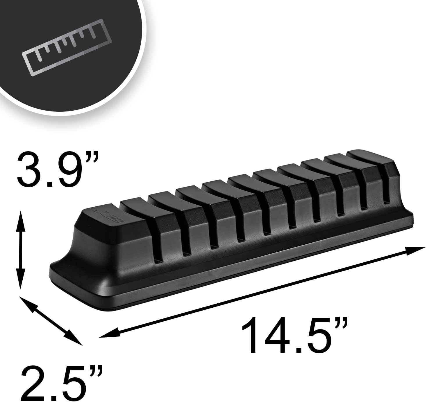 Hat Organizer for Baseball Caps - Hat Holder for 10 Baseball Caps - No Install Required Cap Rack Closet Organizer System Hat Racks for Baseball Caps (Black) image number 6