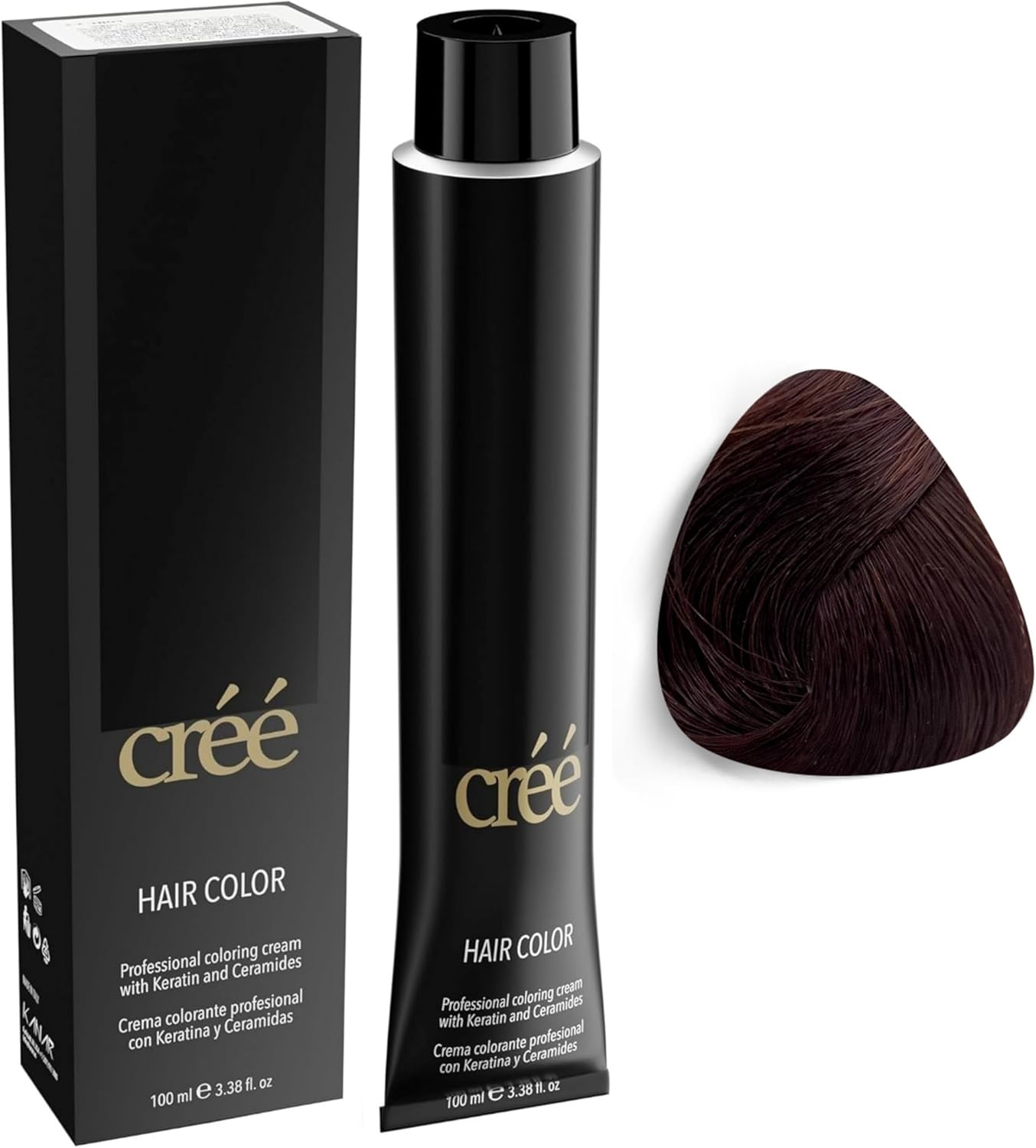 Cree Professional Permanent Hair Color, 100Ml - 3.4 Fl.Oz. (Copper Blond 7.4)