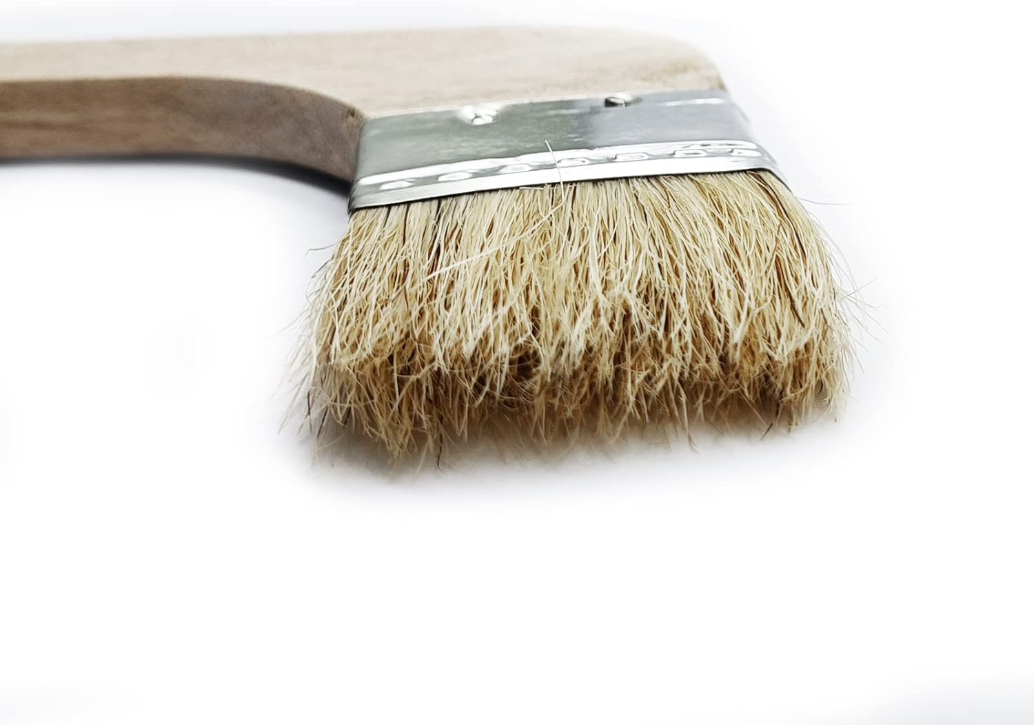 Wooden Handled Hog Bristle Radiator Right Angle Bend Paint Brush, 15" Long, 2" Brush Width (2 Pieces) image number 2