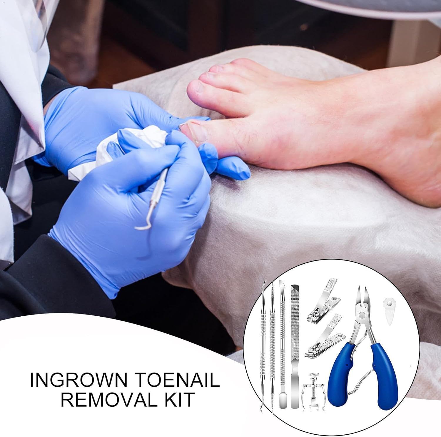 Toenail Clippers for Seniors | Stainless Steel Heavy Duty Toenail Pliers,Women Men Nails Tools Pedicure Equipment for Dirt Cleaning for Business Trip, Dormitory image number 6