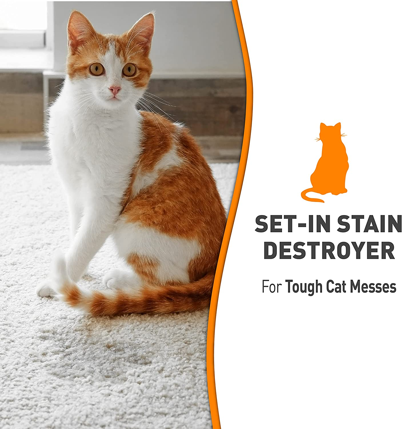 Nature'S Miracle Oxy Formula Set-In Stain Destroyer for Cat 3.78 Litre image number 3