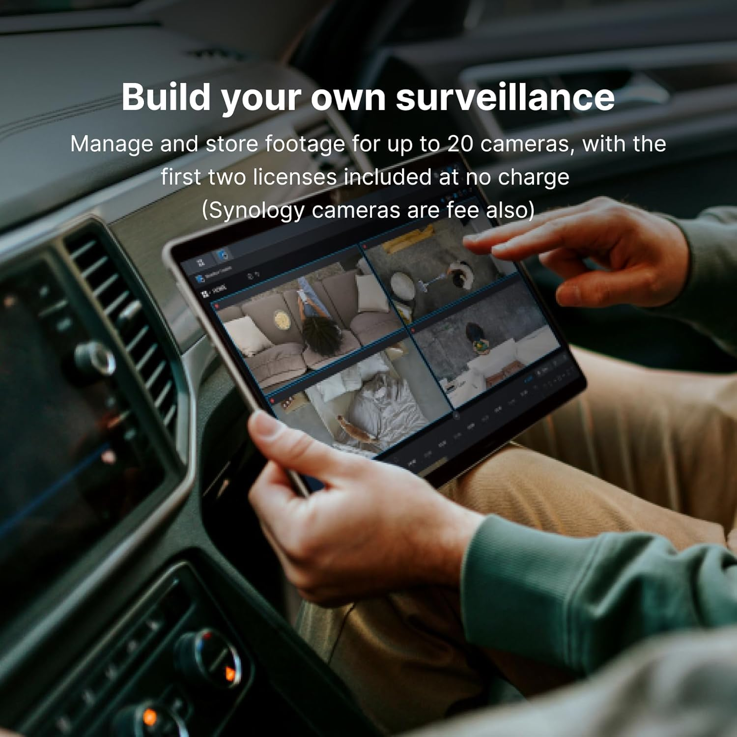 Synology 2-Bay DS223 Quad Core CPU NAS Kit with 2GB Memory for Middle Light Users - Domestic Authorized Dealer Compatible Phone Support Diskstation