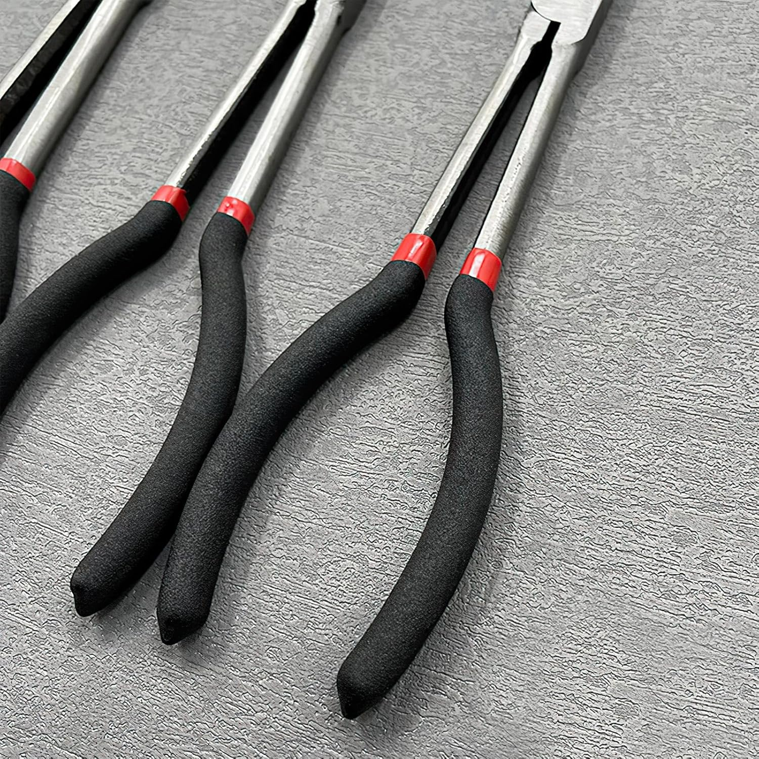 Electrical Disconnect Pliers, 11 Inch Automotive Long Spark Plug Removal Tool for Connectors, Fuel Line Disconnect Pliers