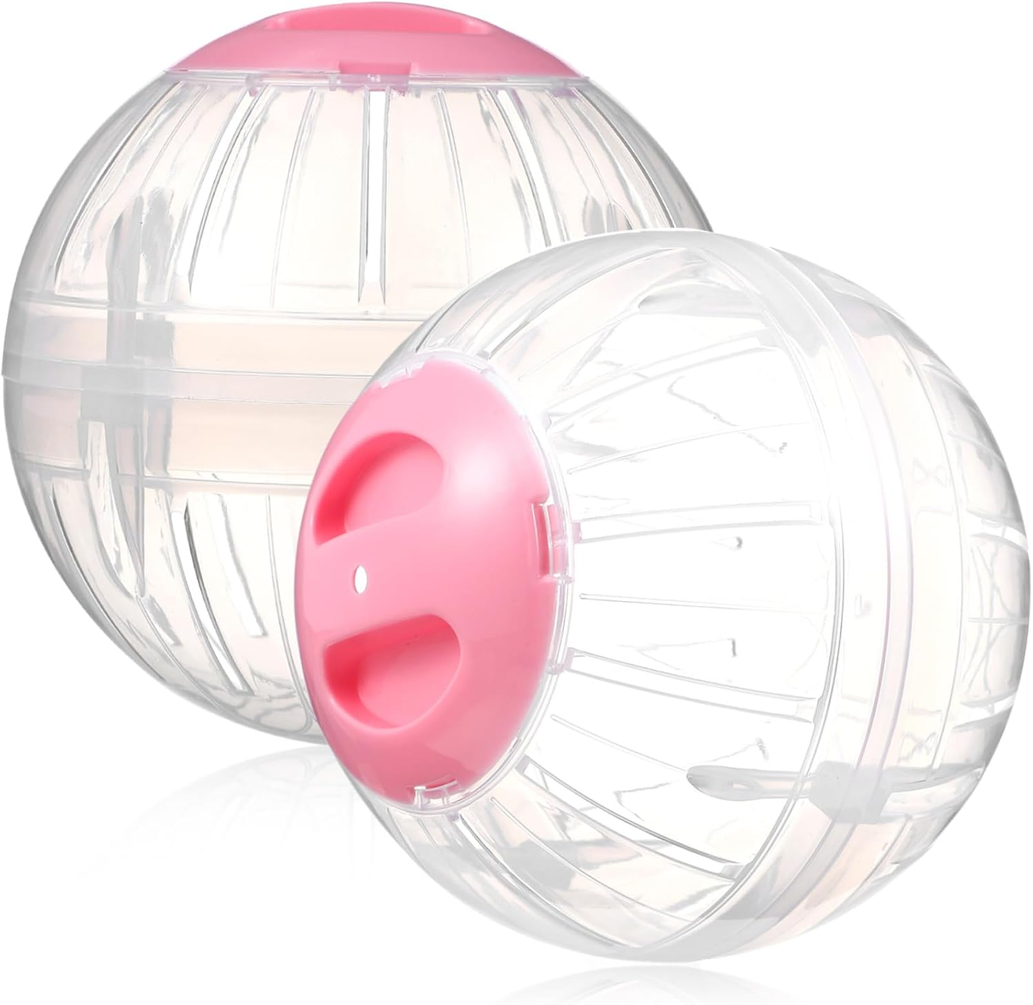 Minkissy 2Pcs Hamster Exercise Balls Pet Workout Balls for Hamster Toys for Small Animals Exercisers
