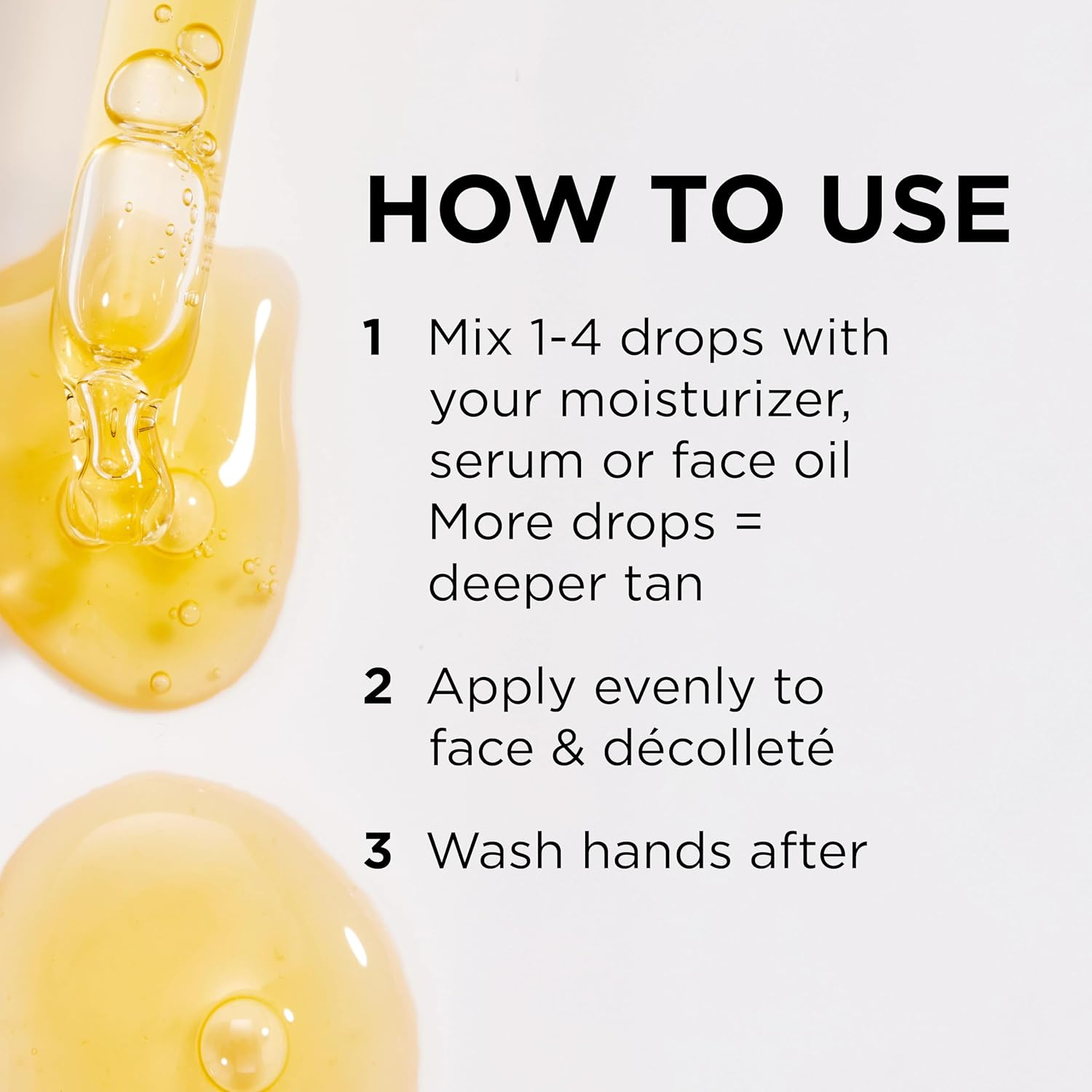 Tan Luxe the FACE Self Tan Drops, Medium/Dark (30 Ml) Add Tanning Drops to Skin Care for Custom Face Tan, Cruelty Free & Vegan image number 1