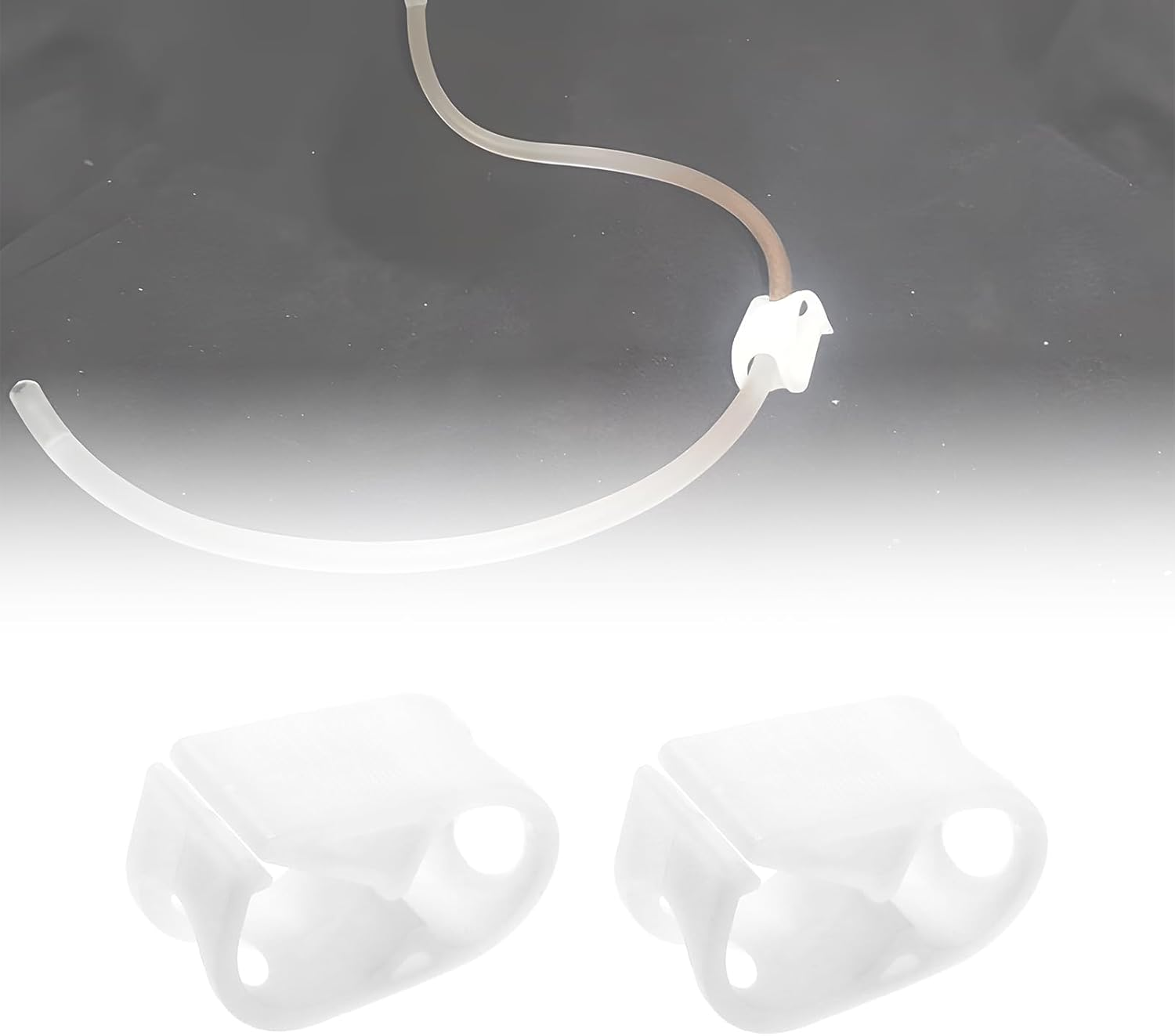 Create Idea 10Pcs Adjustable Tube Clamp PP Tubing Clamps Pipe Clamps Water Flow Control Clip Adjustable Tube Clam for Control Flow of Liquid in the Pipe Fit for 5-8Mm Tube image number 5