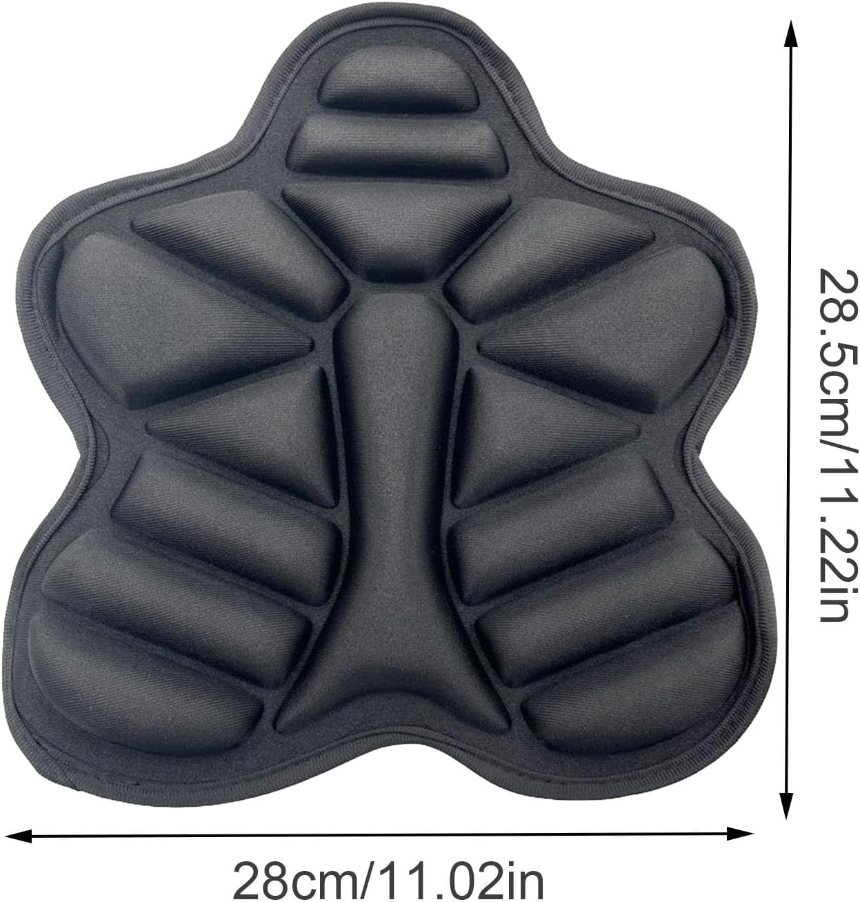 Motorcycle Seat Cushion - Breathable Motorcycle Air Cushion Seat Pad - anti Slip for Long Rides image number 2