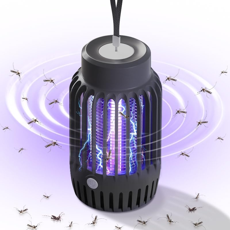 Mosquito Killer Lamp, Bug Zapper Insect Killer Fly Repellent Electric with Night Light, Powerful Mosquito Repellent Pest Control Traps for Indoor and Outdoor image number 4