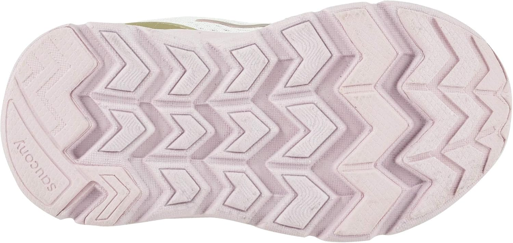 Saucony Girls' Baby Freedom ISO Sneaker, White/Pink/Gold