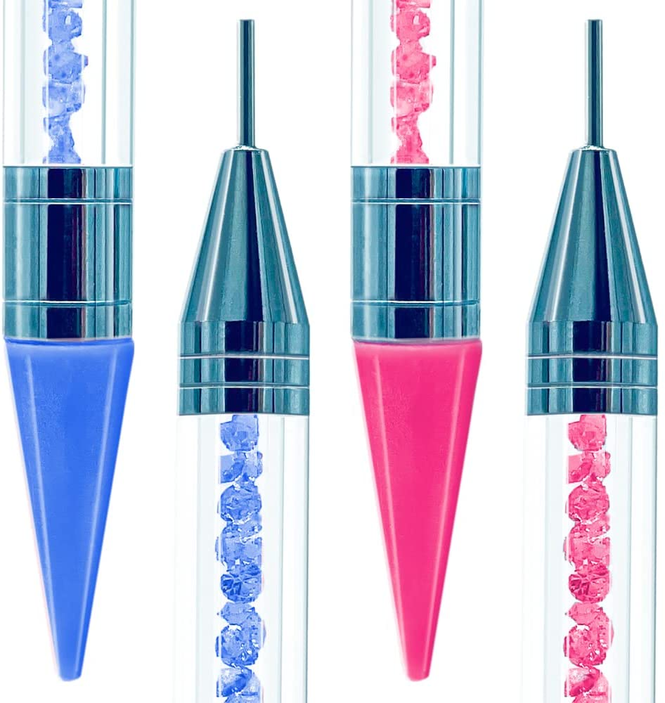 Diamond Painting Pens, 2Pack, No Wax Needed, Diamond Art Pen/Tools, Self-Stick Drill Pen, Specialty Design 5D DIY Painting with Diamonds Accessories Kits by Dpg-The Diamond Painting Group