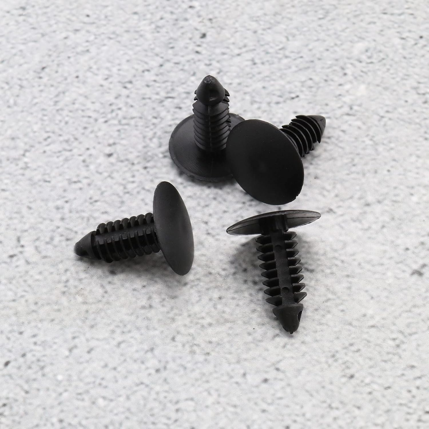 Emagtech 100PCS Fir Tree Plastic Trim Clips for 7.5Mm Hole Car Retainer Clips Car Bumper Fender Rivets Push Pins Clips Fasteners 17.5Mm Head 22.5Mm Height image number 3