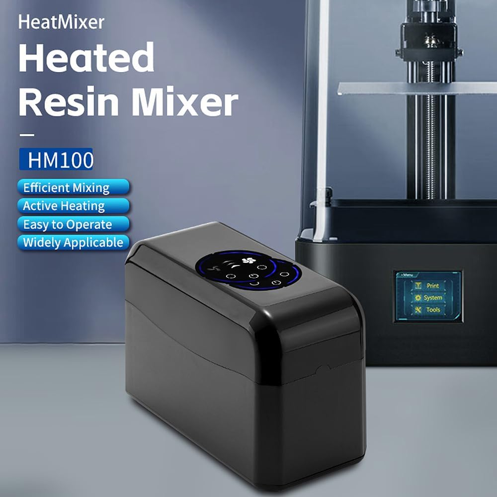 LAPOOH 3D Printing Resin Heater Lcd-Curing Resin Mixer Active Heating Compatible with Sunlu 250/500/1000G Resin with 40&deg;/ 50&deg; Heating Temperature Bi-Directional Rolling Rotations image number 6