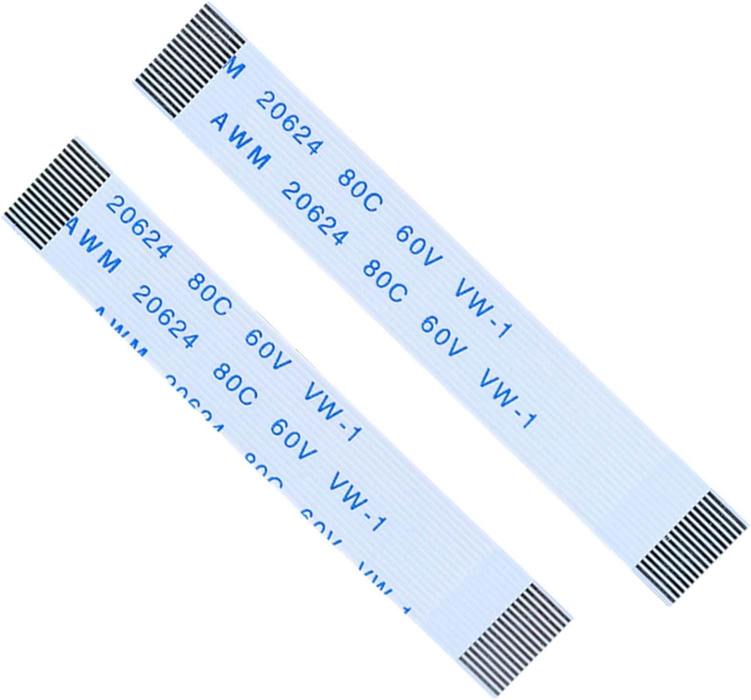 4 Pairs (8Pcs) Flex Ribbon Cables Compatible with Sony PS5 16 Pin Console Gamepad Touchpad L1 L2 R1 R2 Flex Cable Replacement for TV Video Games image number 2