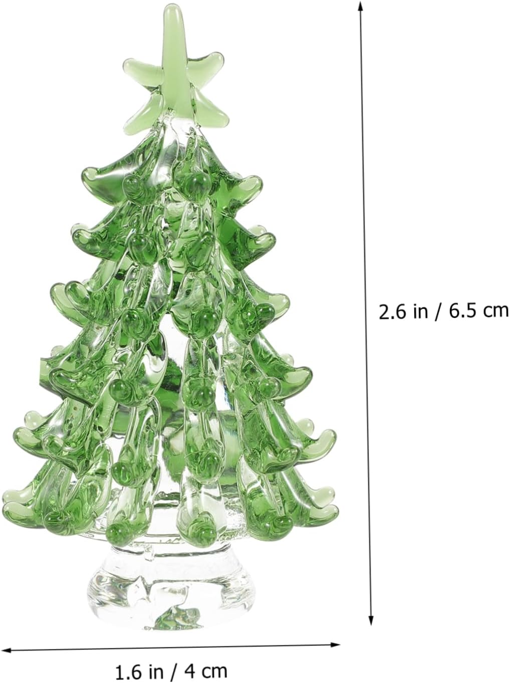 Ciieeo Mini Crystal Christmas Tree Festive Desktop Decorations Xmas Tree Ornaments Party Home Table Decorations Xmas Supplies image number 5