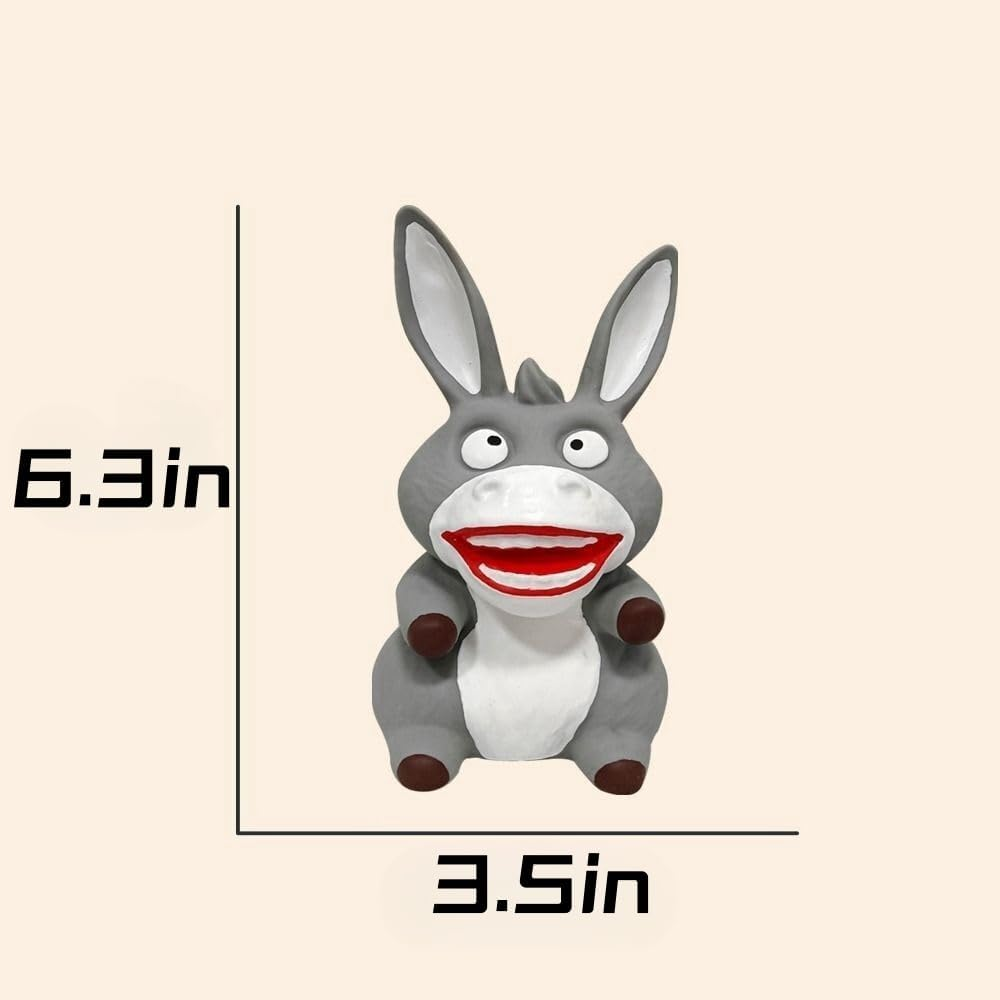 Big Mouth Donkey Decompression Tool，Antistress Stress Reliefing Pinch Toy，Cute Big Mouth Donkey Reduce Irritability for All! Gorilla Sensory Toy for All Ages。(Big Mouth Donkey（Grey）)