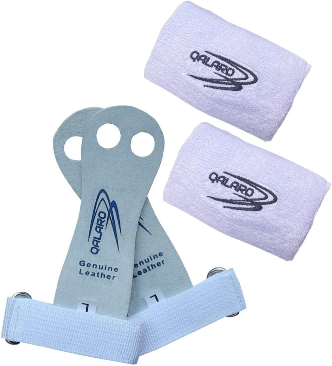 Palm Guards for Beginners | Bar Grips | Gymnastics Hand Grips with 4" Wristbands & Bag| Youth Bar Grips image number 2