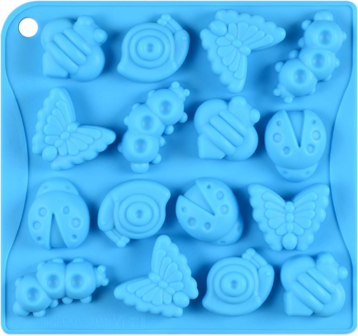 Joyeee 1 Pcs Animal Chocolate Mold, Owl Candy Mold Silicone Jello Mould for Kids, Small Silicone Molds for Candy Making, DIY Homemade Gummy, Ice, Pudding, Chocolate, Soap, Wax Melt Etc