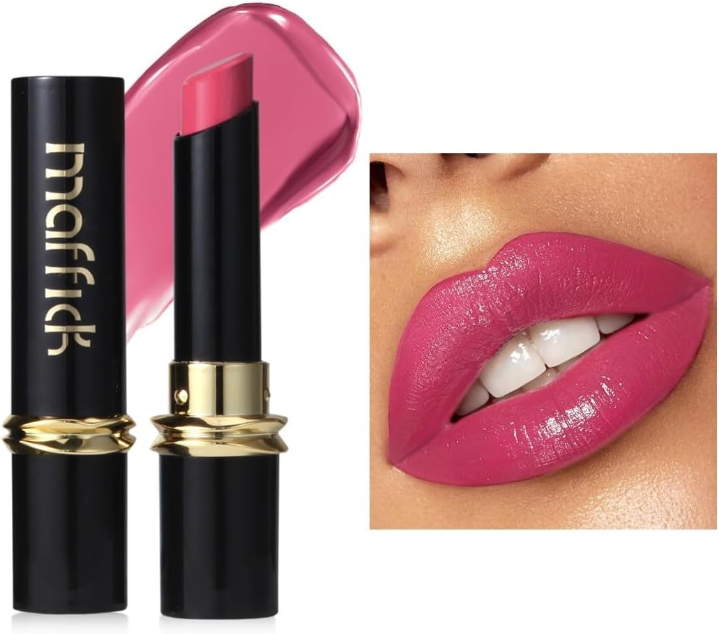 Maffick Lip Glaze Liquid Lipstick: Long-Lasting, Non-Sticking, Waterproof Lip Gloss (04, 23G)