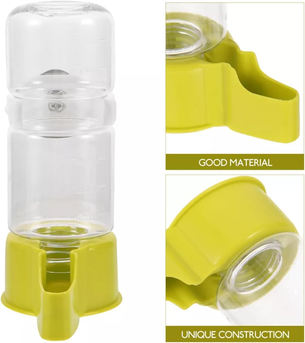 Automatic Bird Water Feeder for Parrots, Pigeons, and Small Birds, 140Ml Capacity, Transparent Bottle with Secure Cage Mount, Durable Pet Bird Supplies, Ideal for Birdcage Accessories image number 4