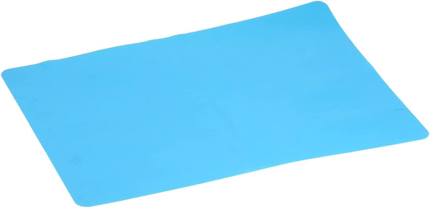 A3 Extra Large Silicone Sheet for Crafts Jewelry Casting Molds Mat, Premium Silicone Placemat, Multipurpose Mat, Nonstick Nonskid Heat-Resistant(15.7 X 11.7 Inches) (Blue) image number 4