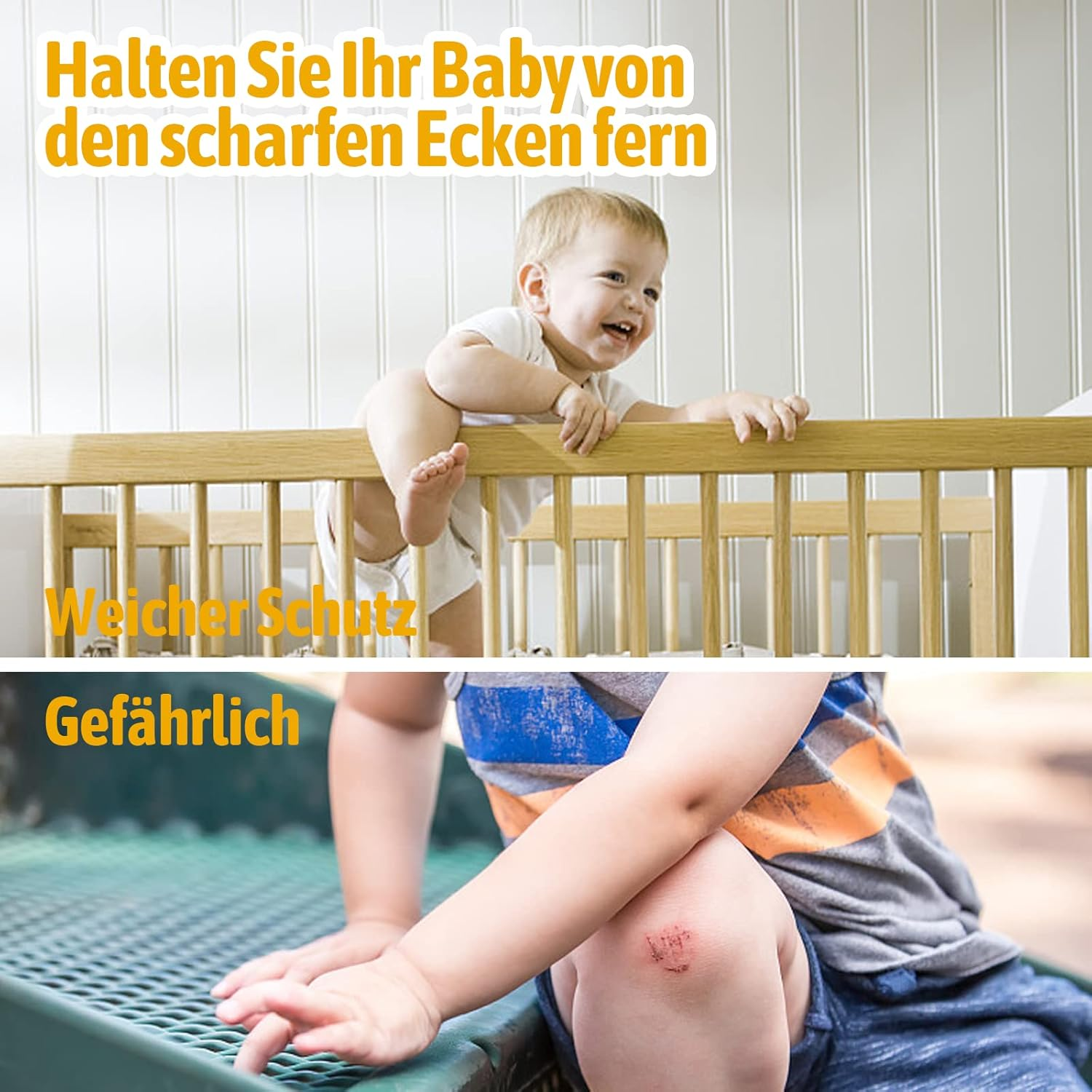 5 Metres Baby Edge Protection, Self-Adhesive Corner Protection Bands, Widening Soft Table Edge Protector for Fridge, Sink, Table, Cabinet, Bed, Glass Table Furniture (Transparent) image number 1