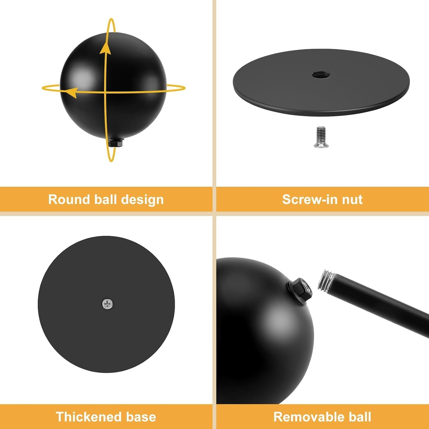 Helmet Stand, Rotating Desktop Hanger Helmet Display Stand, Suitable for Motorcycle Helmets, Hats and Rugby Helmets