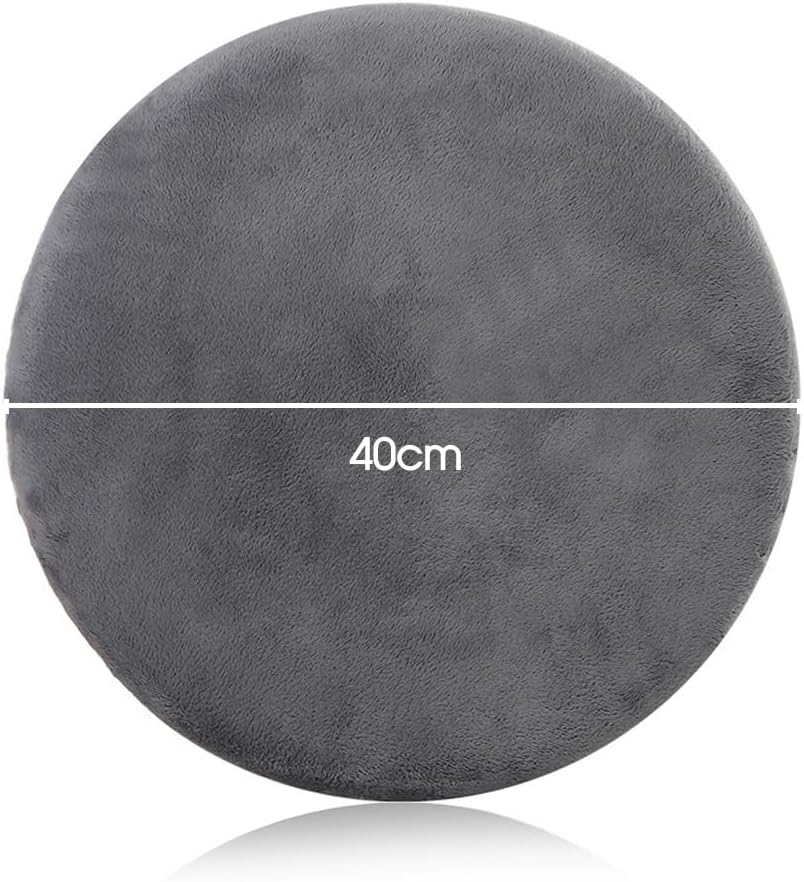 Leona Co 360&deg; Swivel Seat Cushion for Car, Chair & Wheelchair &ndash; Orthopaedic Mobility Aid Pad for Elderly, Injury Recovery & Daily Use &ndash; Non-Slip Base, Soft Memory Foam Comfort, 40Cm Diameter (Grey) image number 5