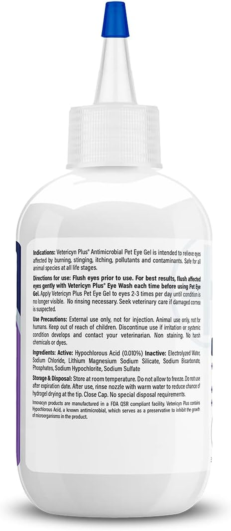 Vetericyn plus Pet Eye Gel | Dog and Cat Eye Ointment Alternative to Lubricate and Relieve Eye Irritations and Abrasions, Reduce Symptoms of Pink Eye in Dogs and Cats. 3 Ounces image number 4