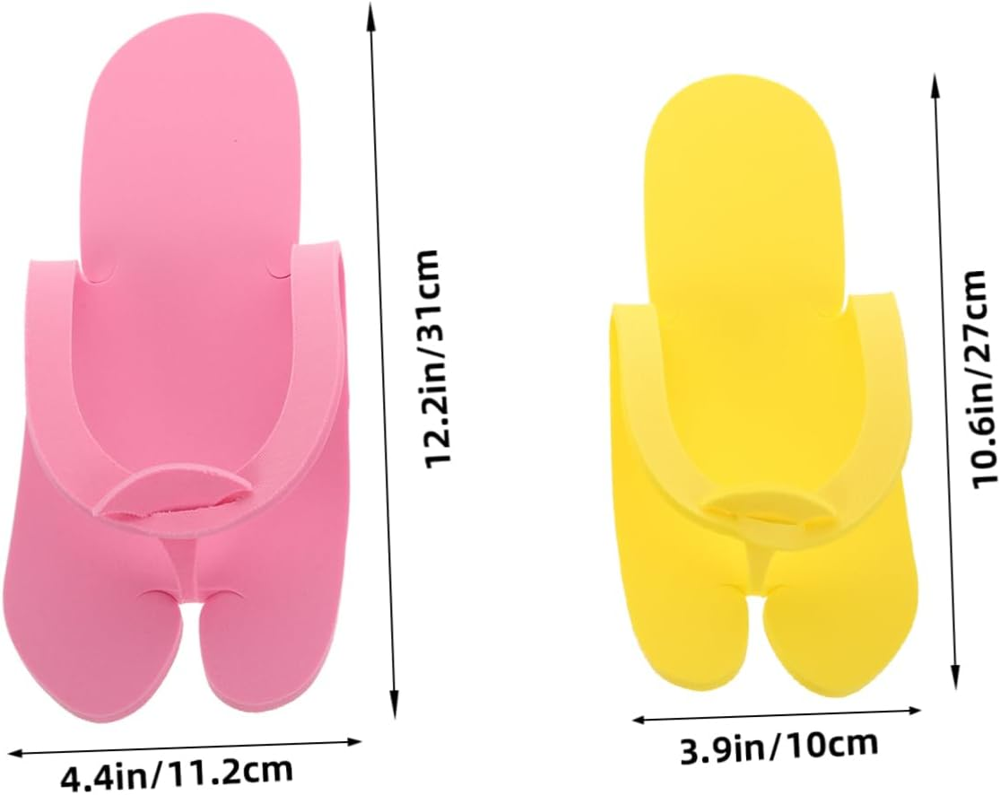 VICASKY 10Pcs Slip Slippers for Hotel Spa Guest Use Disposable Beach Slippers Comfortable Design for Home Living image number 4