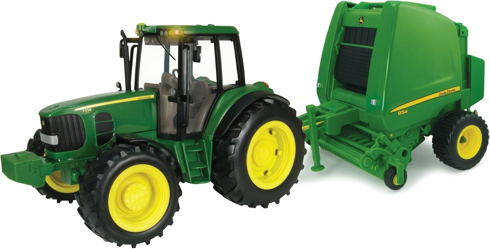 Tomy John Deere Farmin' Friends Vehicle 2 Pack, Tractor and Combine Harvester - 18 Months and over 47193 image number 4
