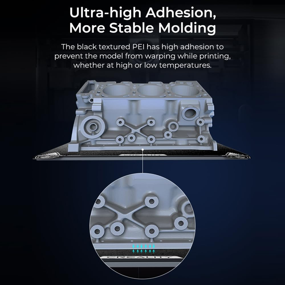 GUYOS K1 PEI Build Plate 235X235Mm-Without Soft Magnetic Easy Model Removal Suitale For/Pro/Ender-5 / K1 / V3 SE and Compatible with FDM 3D Printers with A image number 3