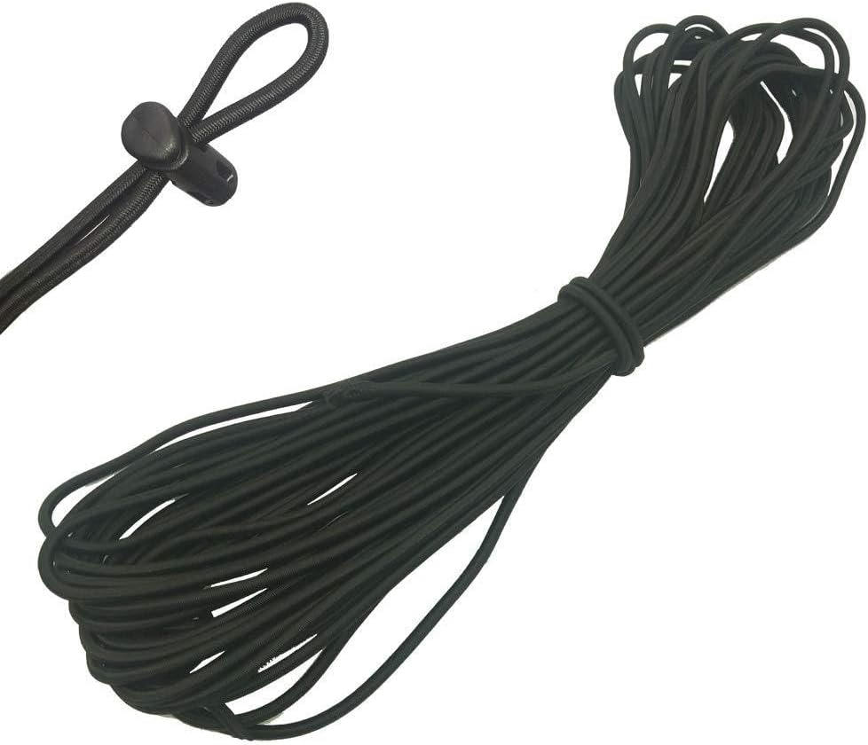 1/8-Inch (3Mm) Black Heavy Stretch round String Elastic Cord (Cut of 10 Yards) image number 4