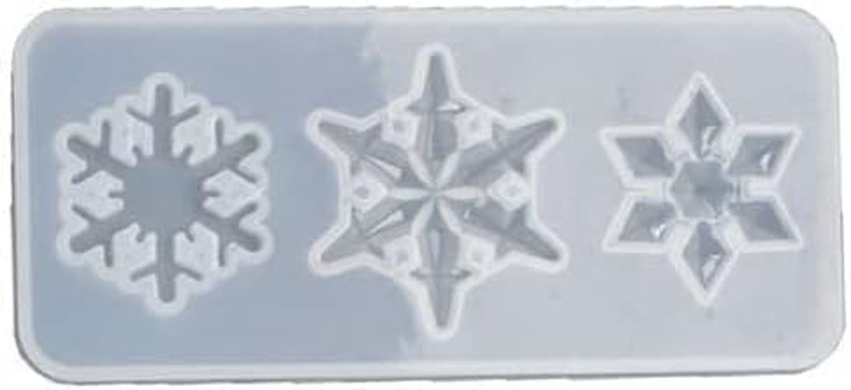 Biscuit Molds Kitchen Baking Handmade Christmas Themed Embossed Mould Dessert Fondant Casting Die Cupcake Chocolate, Smallthree Snowflake image number 1