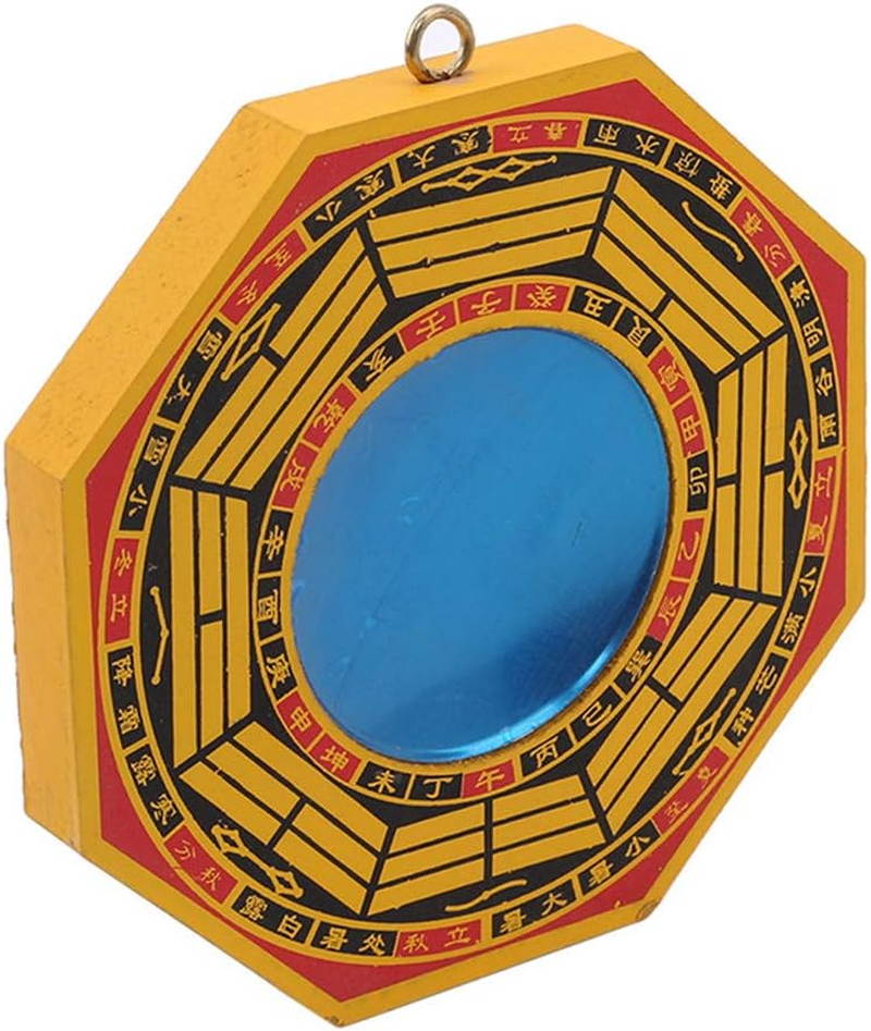 Sevenfly Traditional Chinese Feng Shui Concave Mirror & Concave Bagua Mirror Protection against Active Harmful Energy(Concave Gossip Mirror)