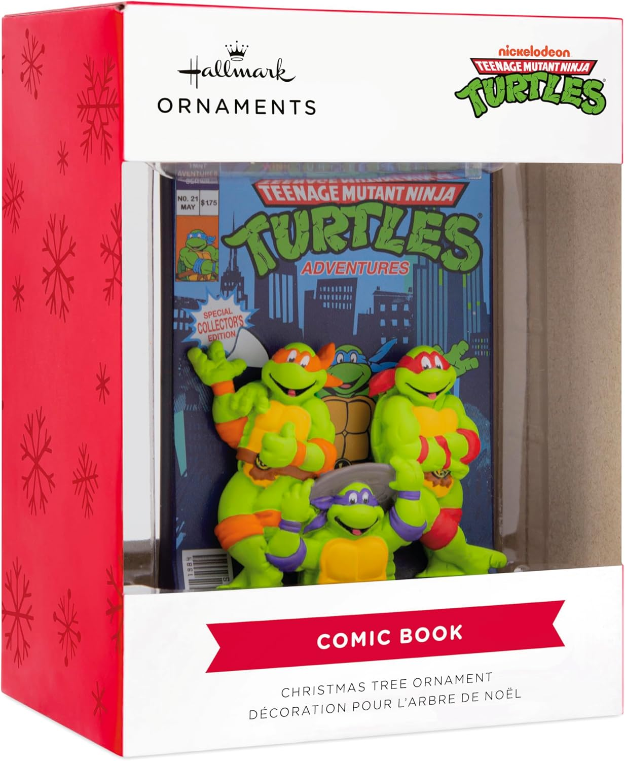 Hallmark Nickelodeon Teenage Mutant Ninja Turtles Comic Book Christmas Ornament image number 2
