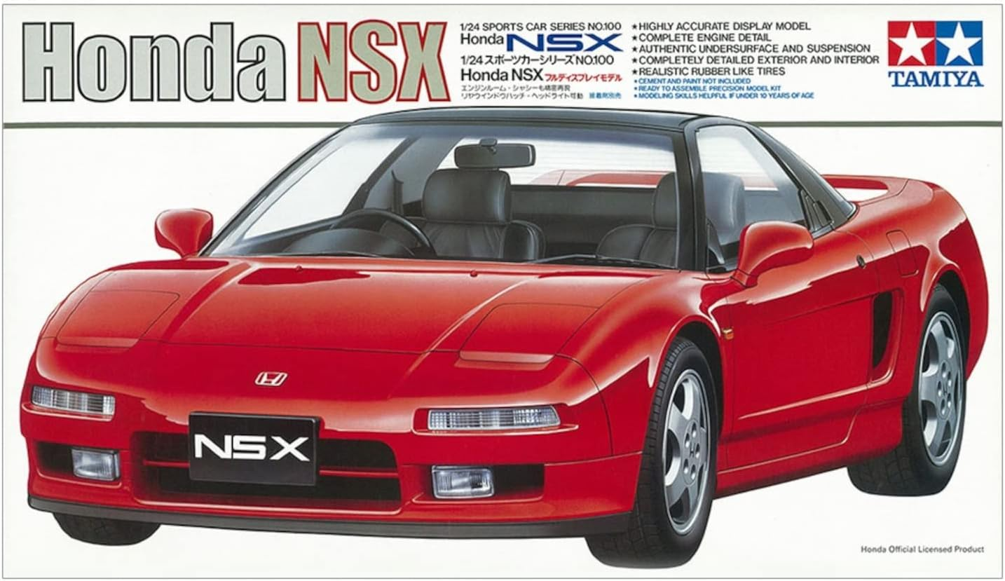 Tamiya 1:24 Scale Honda NSX Car Model Assembly Kit image number 1